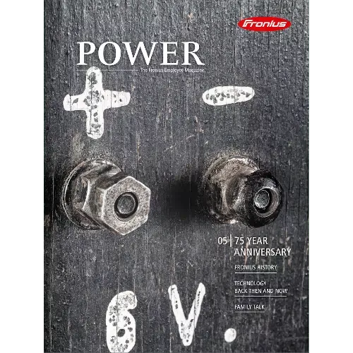 Anniversary issue Fronius Power magazine