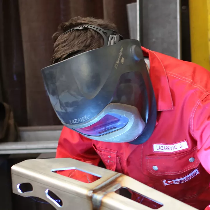 Fronius welding systems at Rosenbauer. Rosenbauer, Fronius, welding
