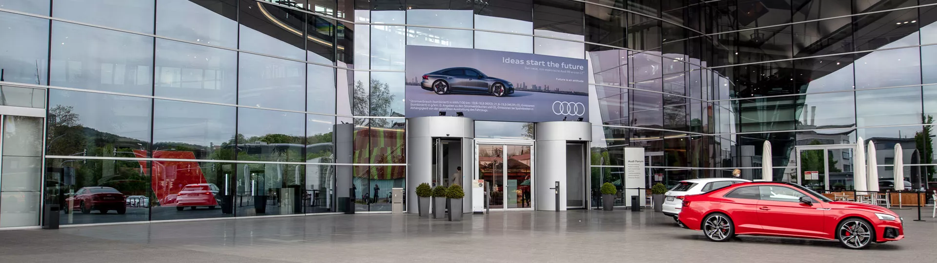 Audi building - frontside